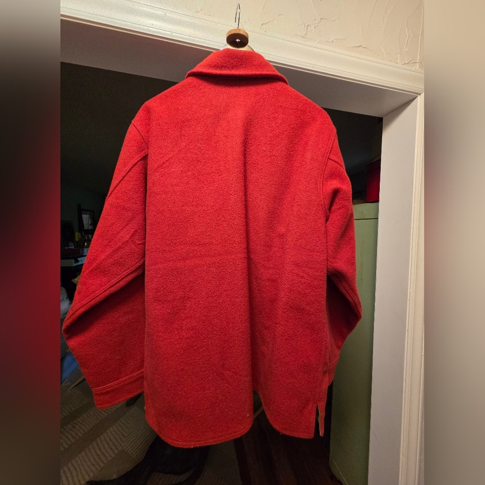 Filson Lined Wool Jac Shirt - Red - Large